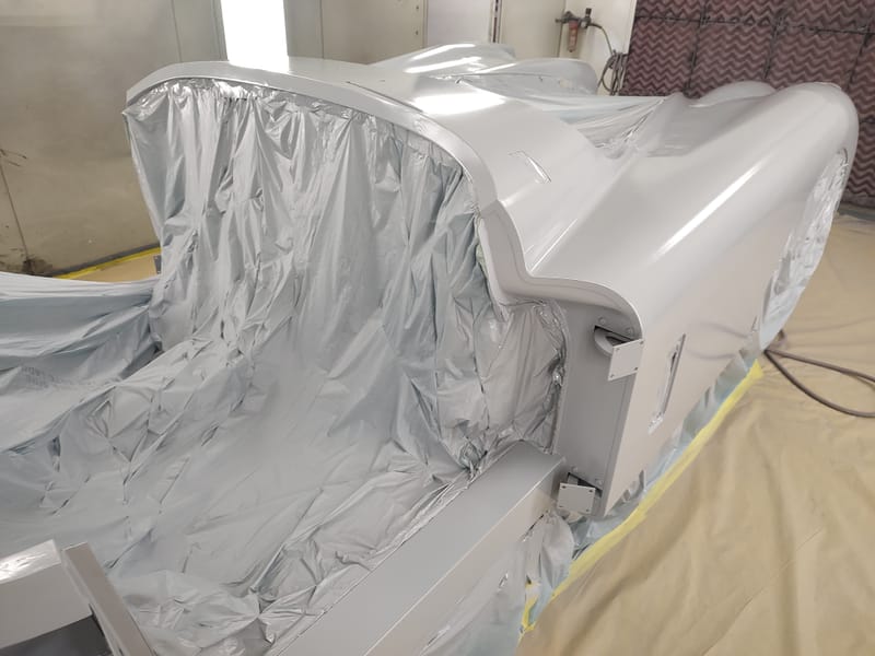 1955 Jaguar XK140 In the Booth