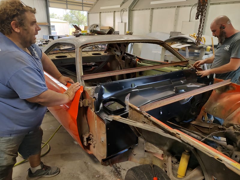 73 Challenger Body Work