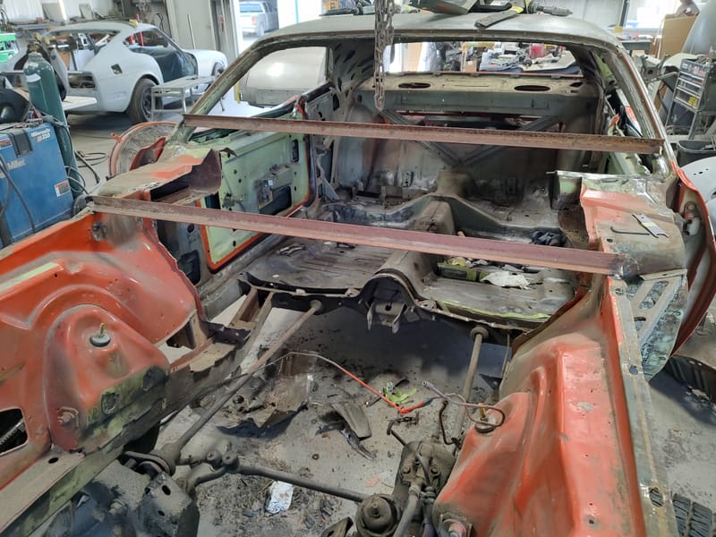 73 Challenger Body Work