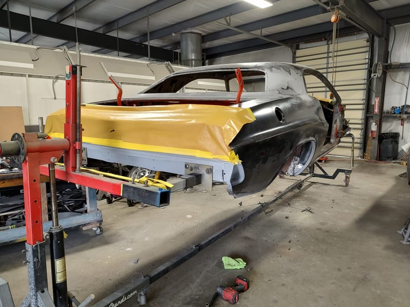 73 Challenger Body Work