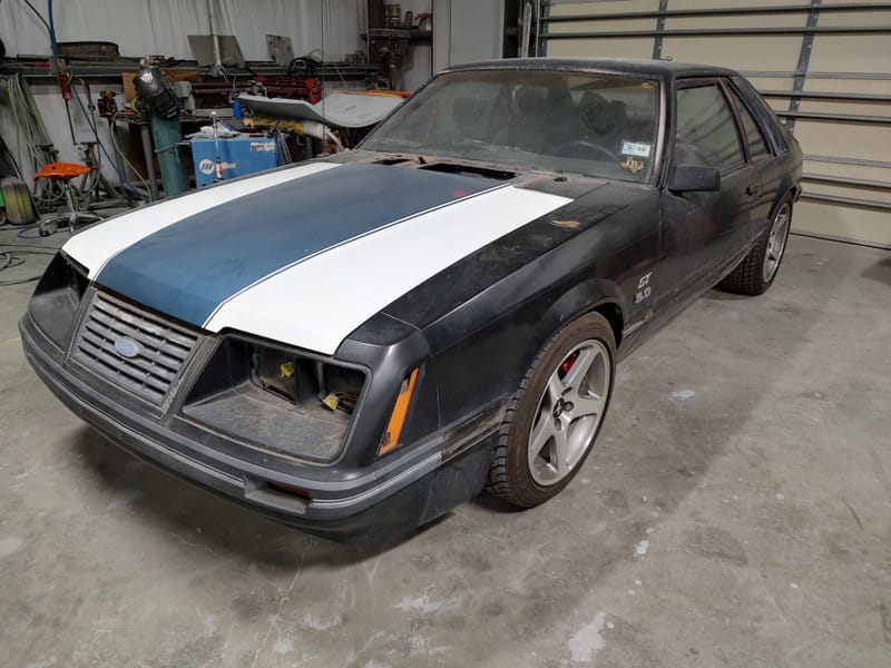 84 Mustang- In the Rough