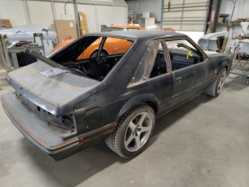 84 Mustang- Body Work and Tear down
