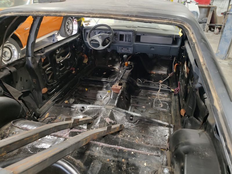 84 Mustang- Body Work and Tear down