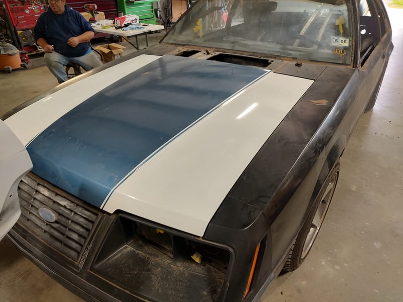 84 Mustang- Body Work and Tear down