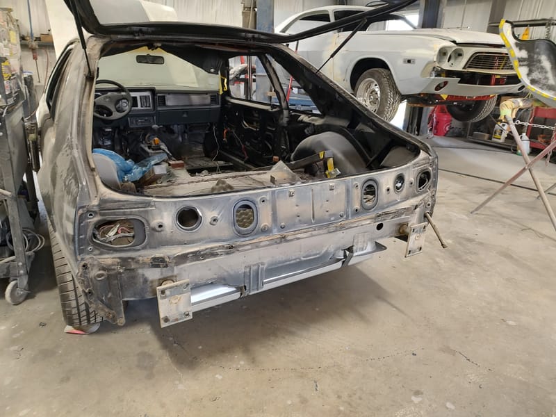 84 Mustang- Body Work and Tear down