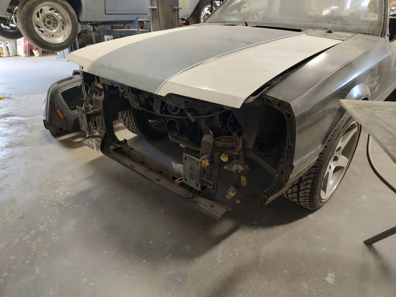 84 Mustang- Body Work and Tear down