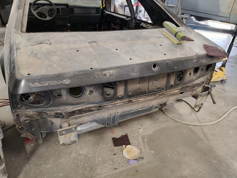 84 Mustang- Body Work and Tear down