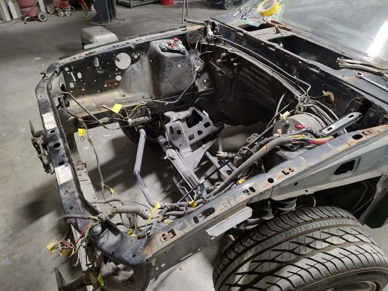 84 Mustang- Body Work and Tear down