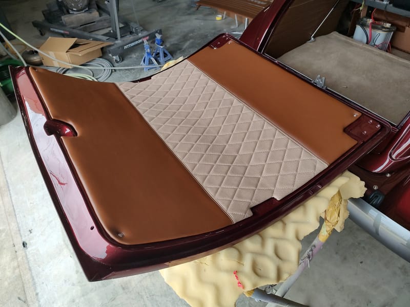 34 Dodge Coupe- New Interior & Woodgrain Painted Window Surround