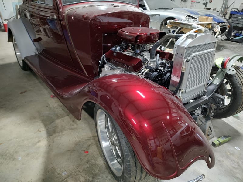 1934 Dodge Coupe- Primer & Paint