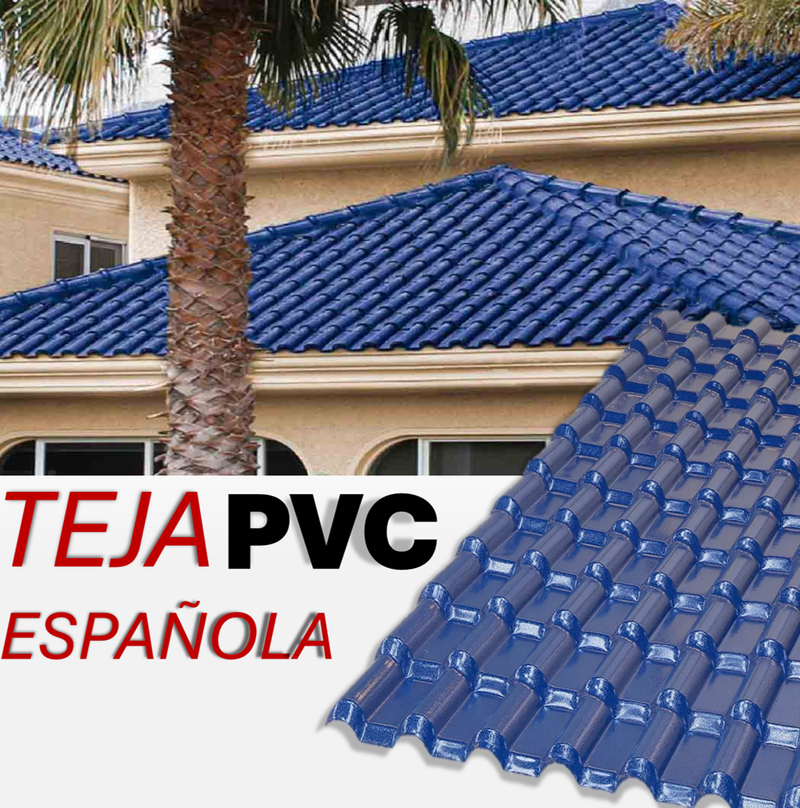 Teja Azul TEJA PVC AZUL 10 PIES (1.05 X 3.08M) (TJ017) - FERRECENTRO MURALLA