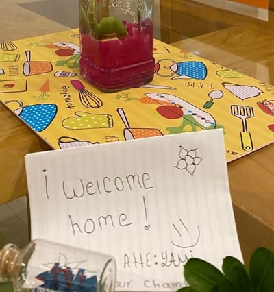 71 - "BIENVENIDO A CASA" -WELCOME HOME!