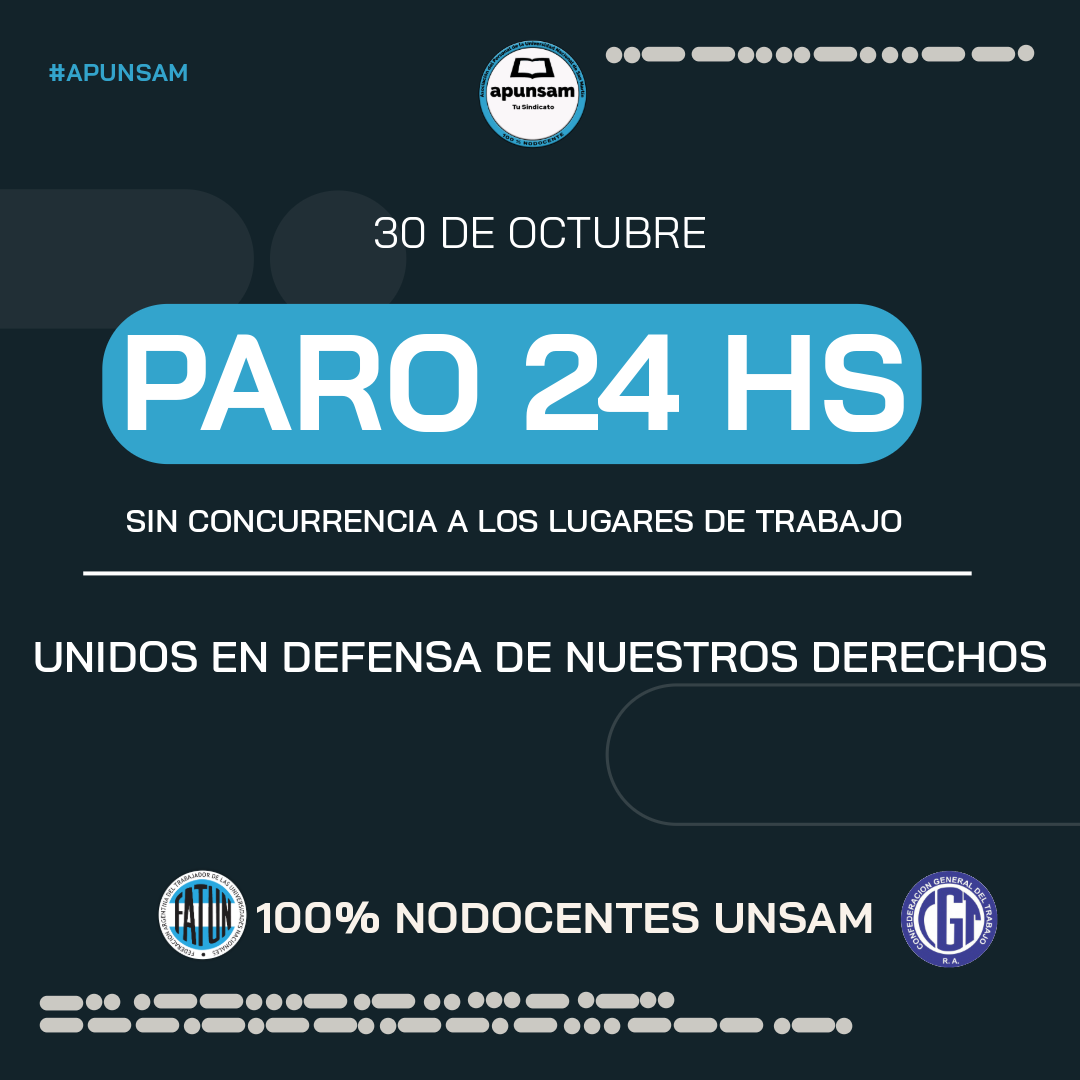 30 DE OCTUBRE, PARO NACIONAL DE TRANSPORTE