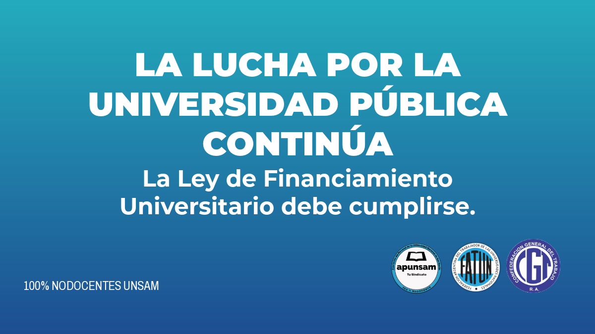 La lucha organizada da resultados.