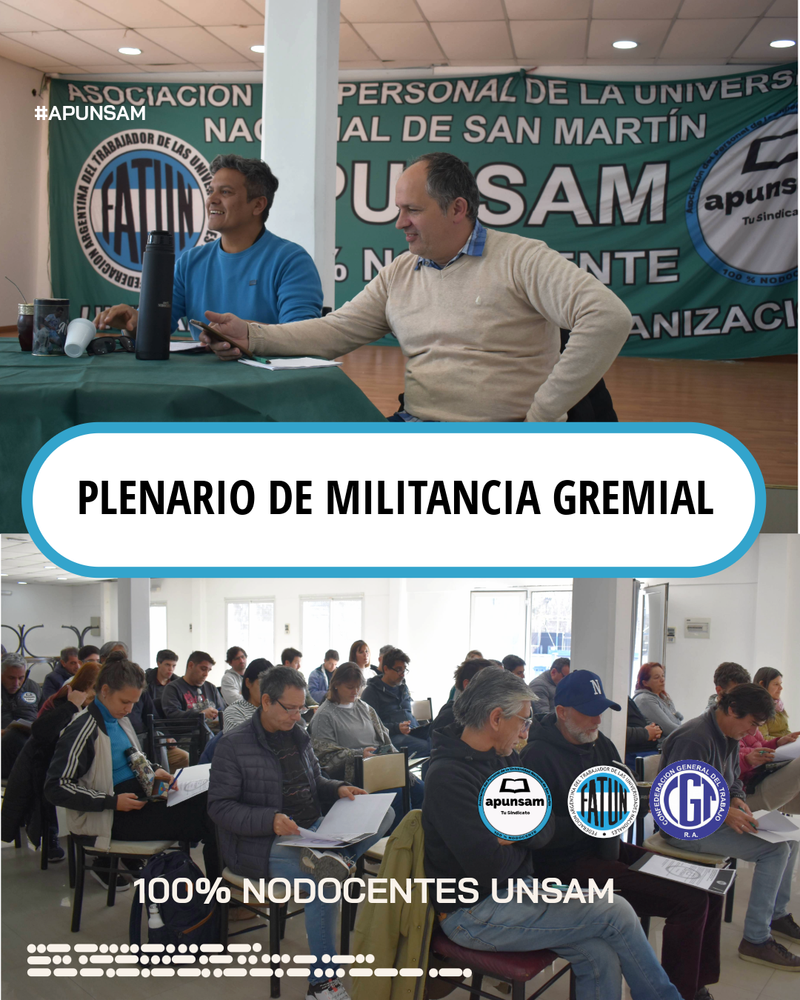 Plenario de Militancia Gremial