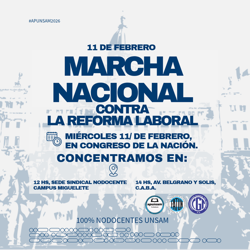 MARCHA NACIONAL CONTRA LA REFORMA LABORAL