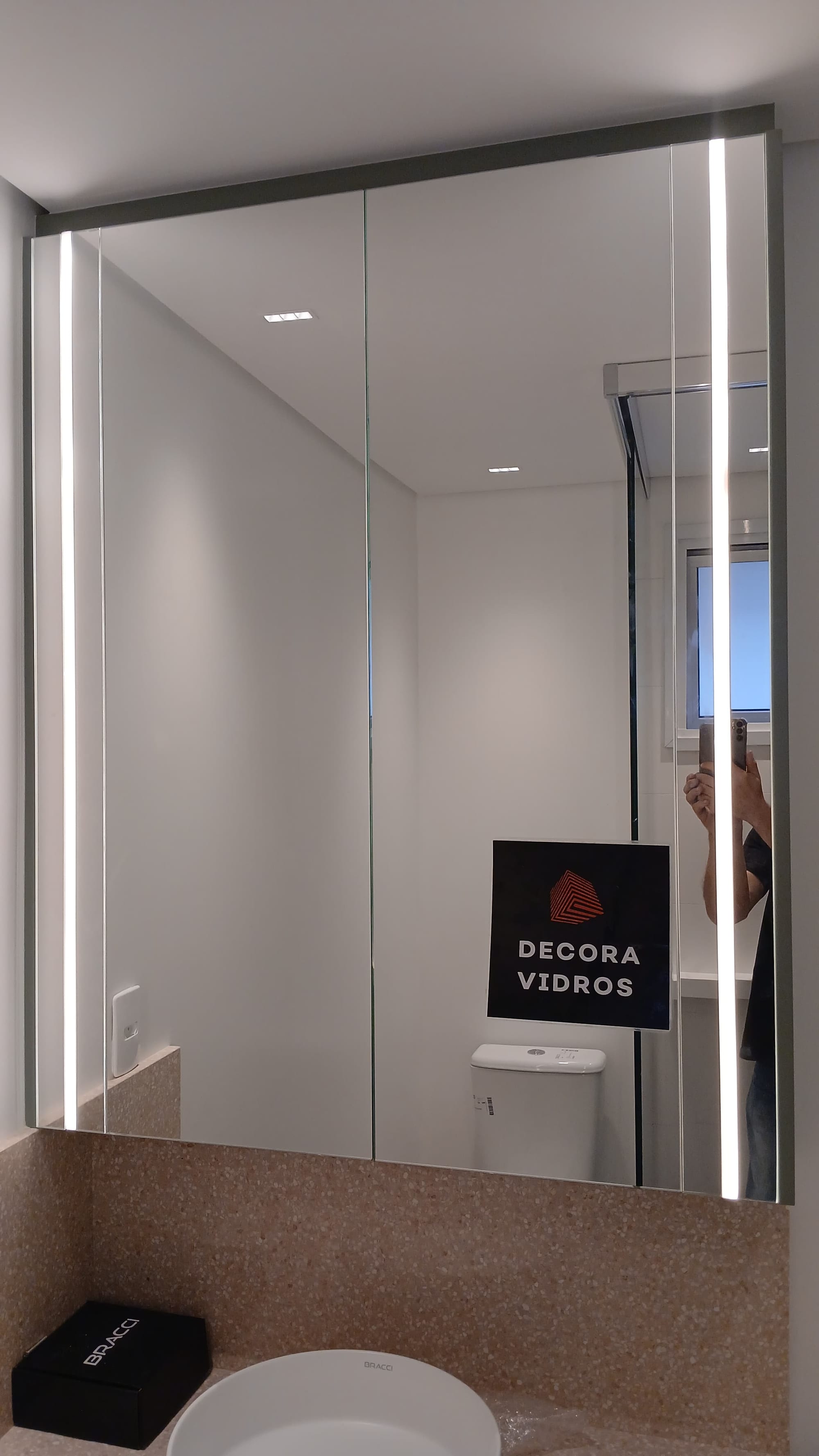 Painéis de Espelhos com Bisotê em Balneário e Itapema - Meia Praia