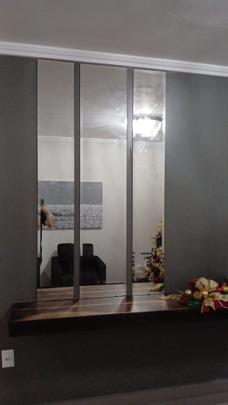 Painéis de Espelhos com Bisotê em Florianópolis 