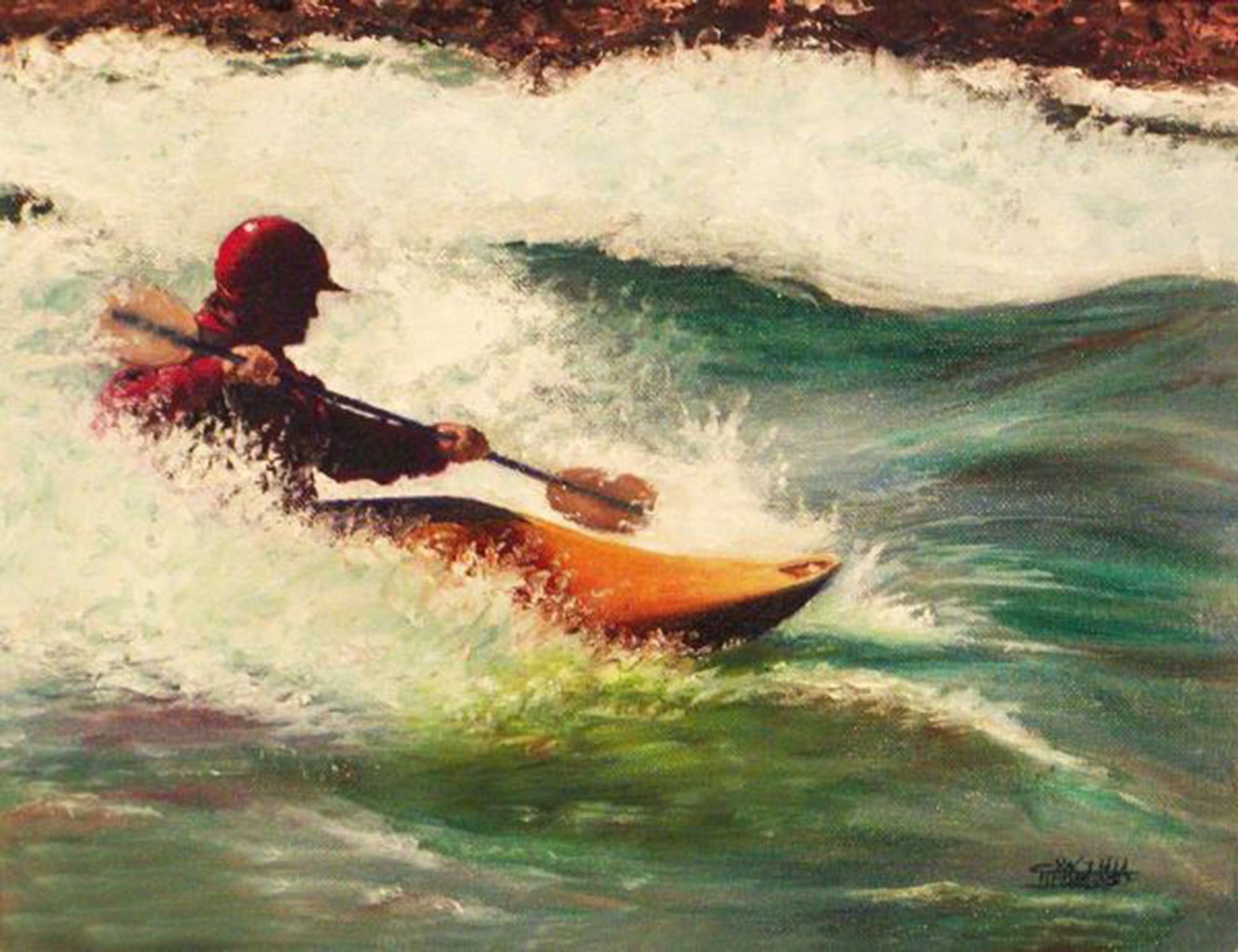 White Water Cowboy - SOLD