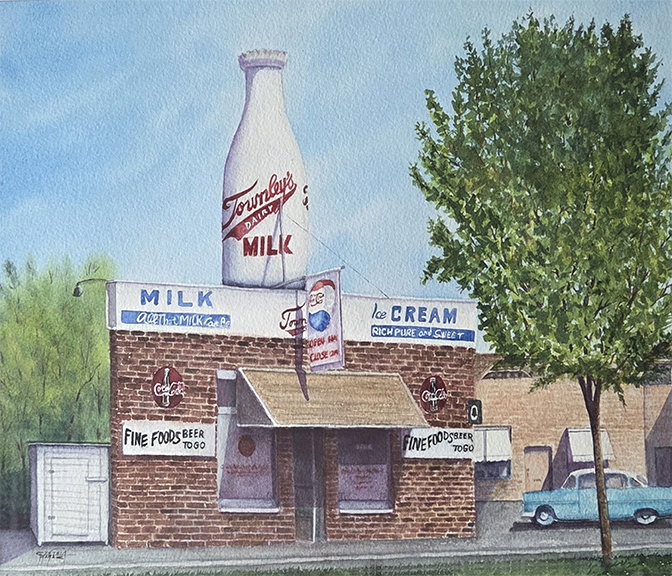Townsley Milk Bottle Building - SOLD