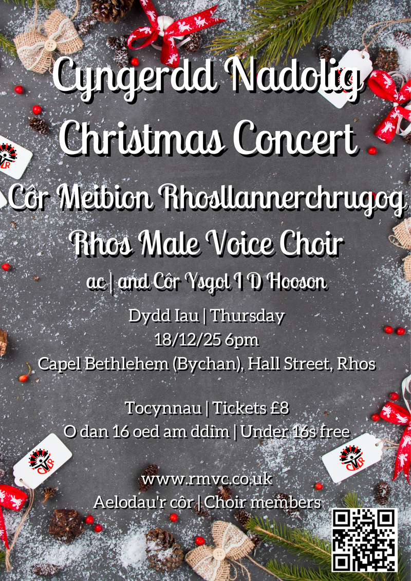 Rhos Male Voice Choir Christmas Concert