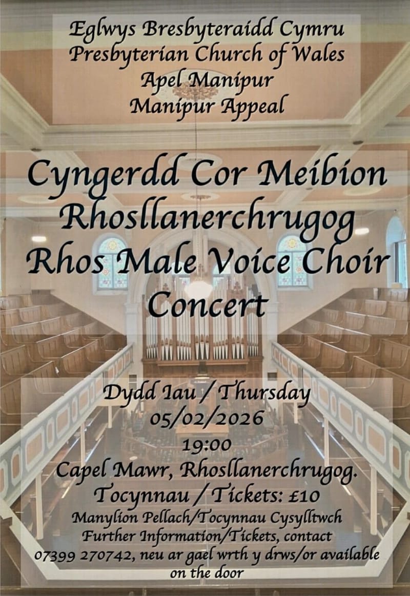 *CANCELLED* Presbyterian Church in Wales