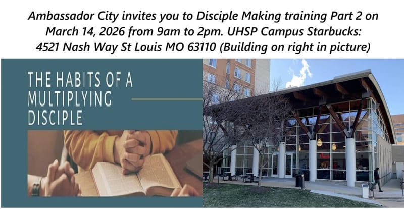 Habits of Disciple Making Part 2