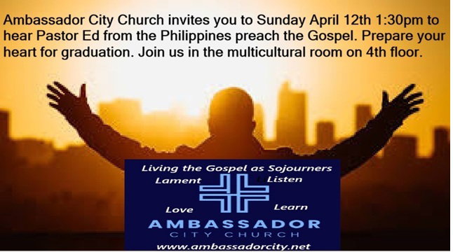 April 12th UHSP International Service