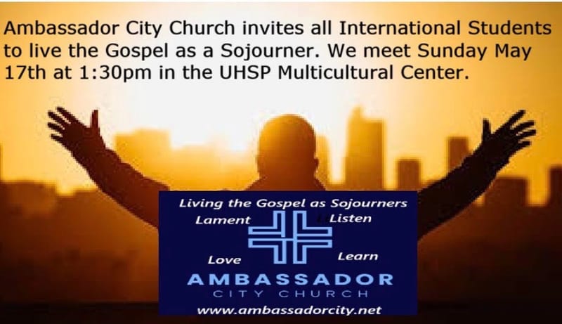 May 17 UHSP International Student Service