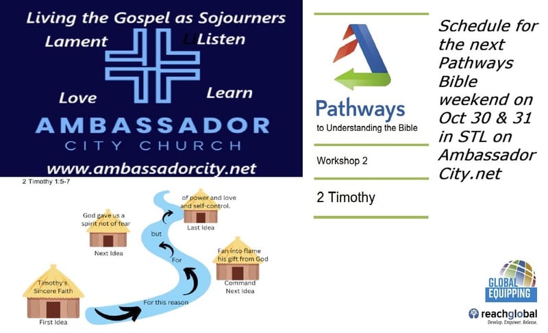 Pathways Bible Training 2 Timothy October 30 & 31
