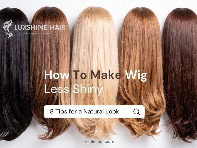 How To Make Wig Less Shiny: Natural & Safe Methods