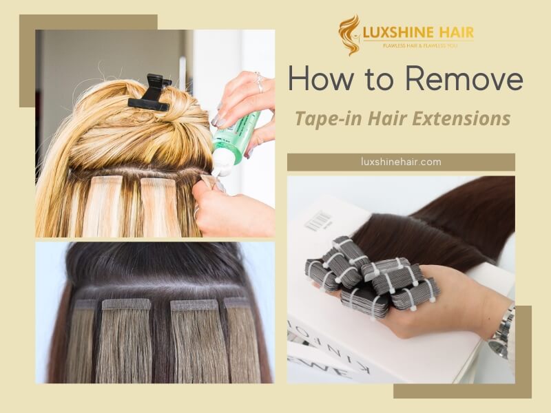 How to Remove Tape In Hair Extensions?