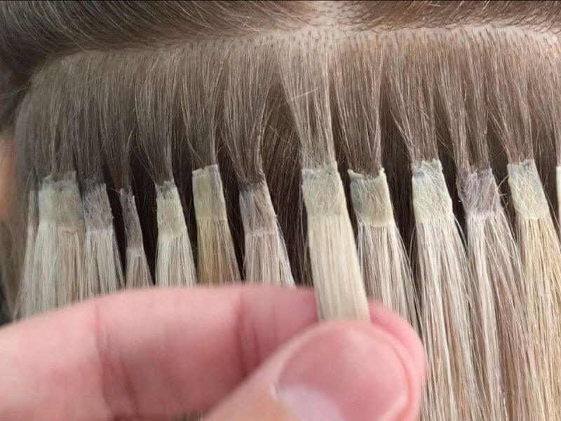 Keratin tip extensions can be reused 1–2 times