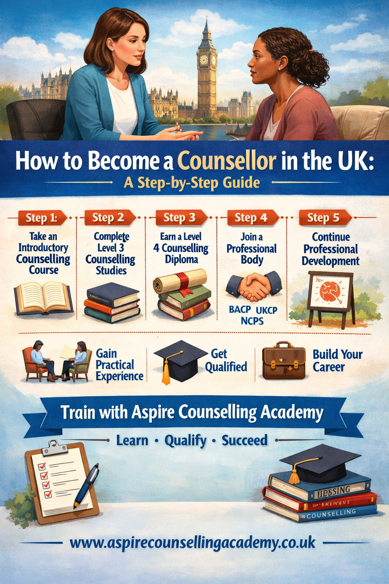 How to Become a Counsellor in the UK: A Step-by-Step Guide
