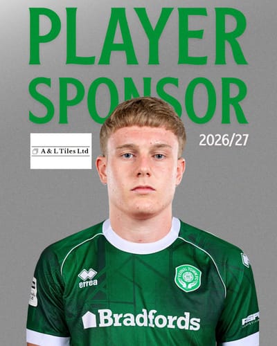 Proudly Sponsoring Yeovil Town FC Loanee Charlie Lennon.