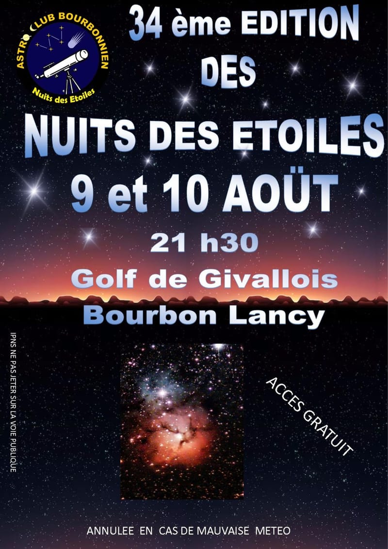 34ème Nuits des étoiles