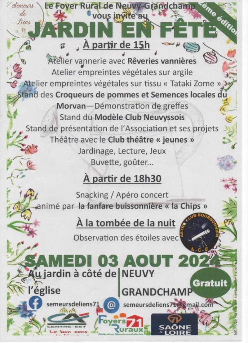 Jardin en fête