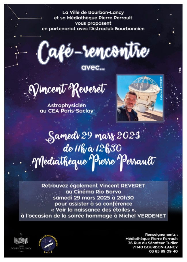 Café Rencontre avec Vincent Reveret
