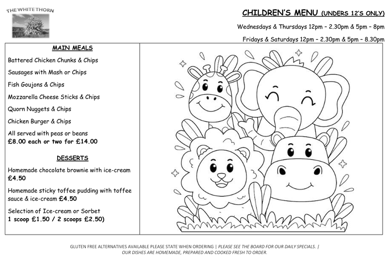 Children's Menu