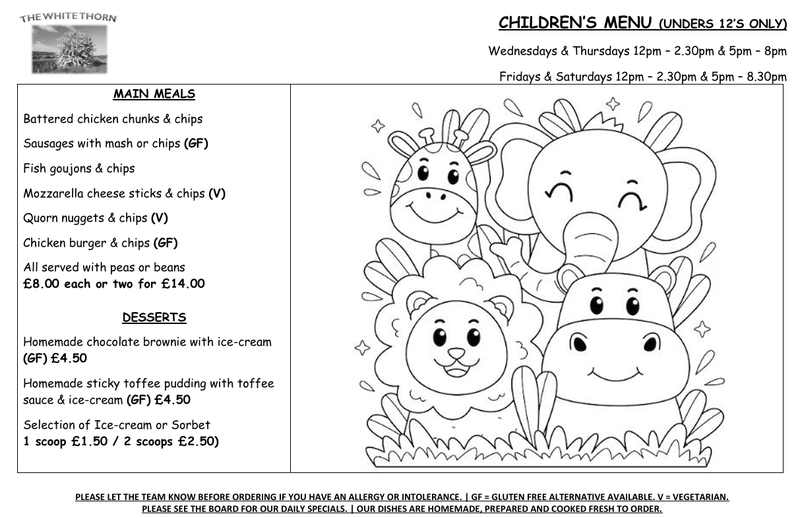 Children's Menu
