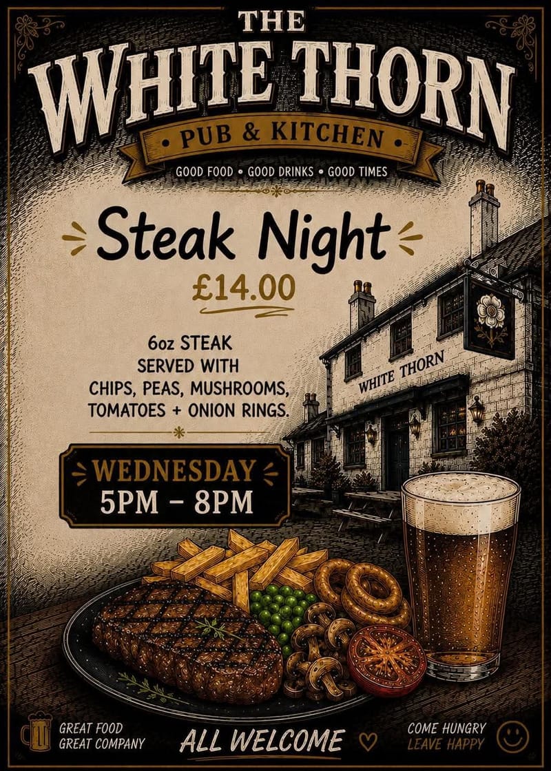 Silly Steak Night
