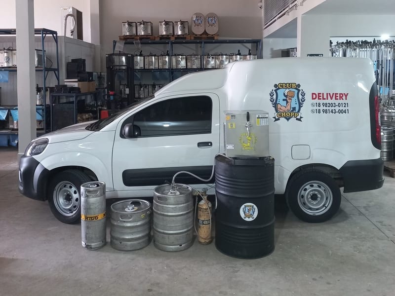 Do que é composto o delivery de chopp?