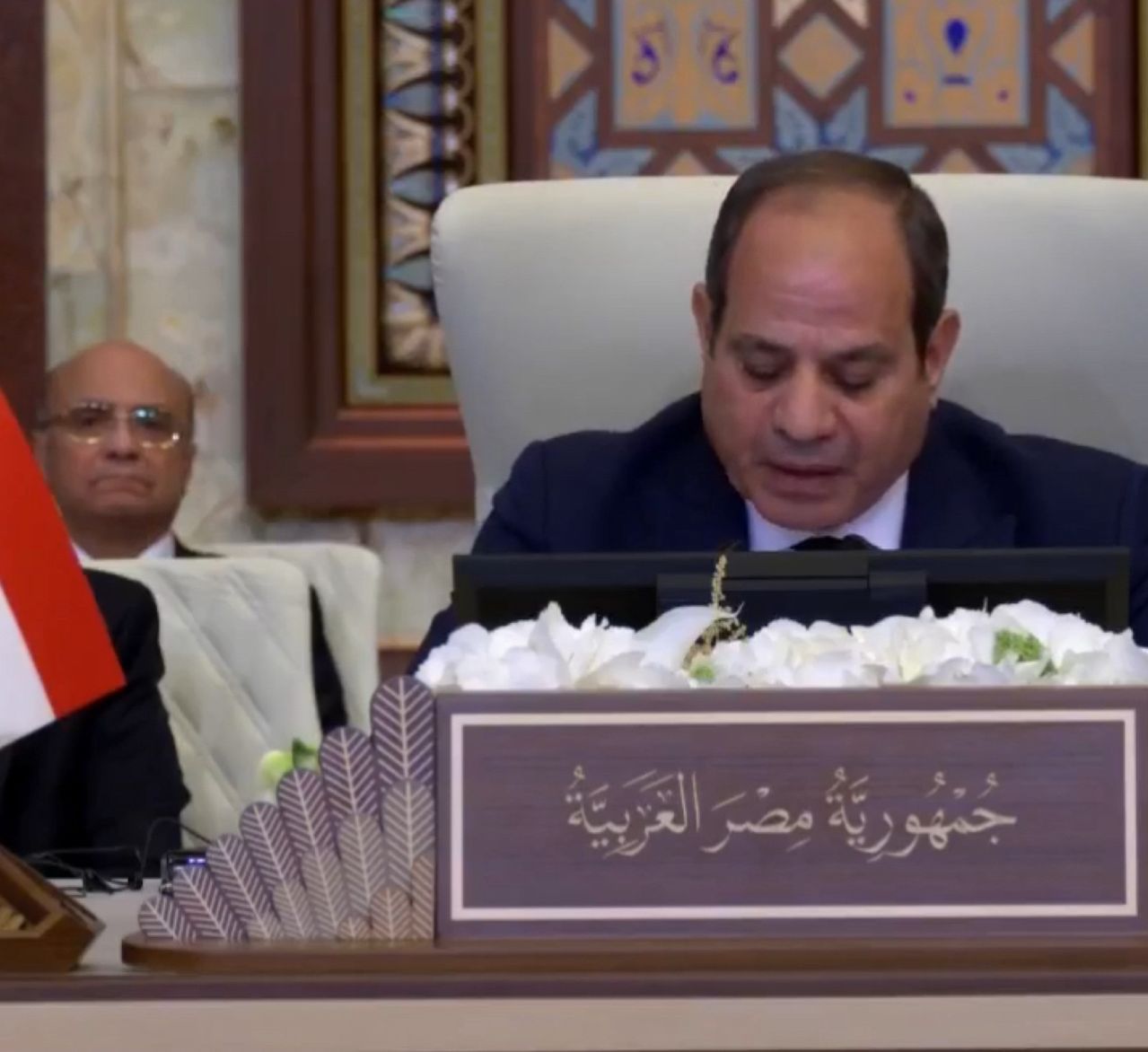 الرئيس المصري يشكر العراق حكومة وشعباً على حفاوة الاستقبال والتنظيم الكبير للقمة العربية