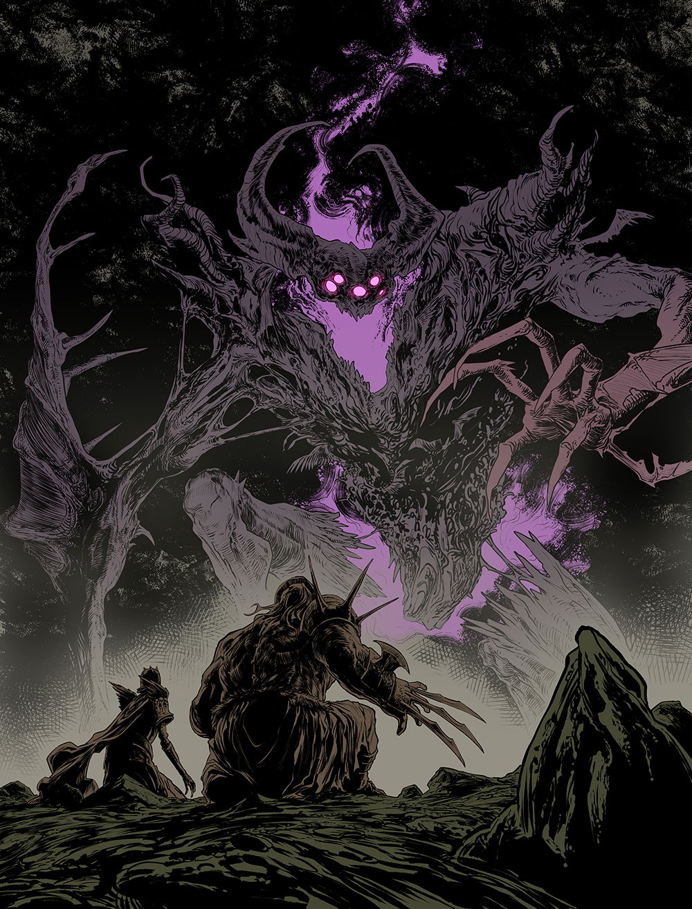 pages from various comics projects