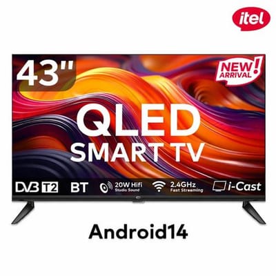 itel 43 inches" QLED Smart TV