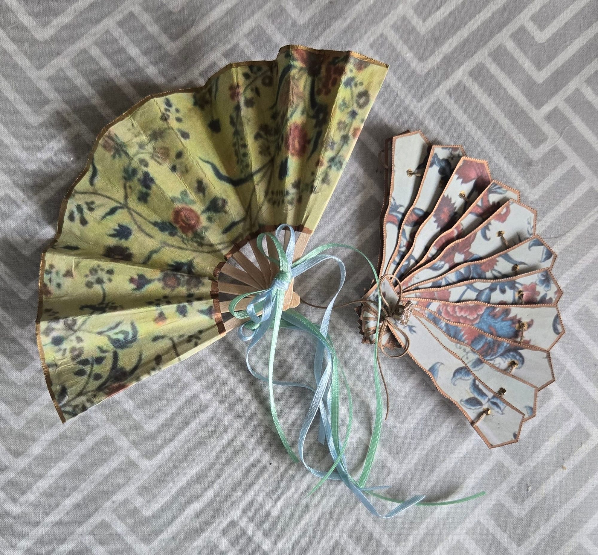 The shop is learning to make fans.