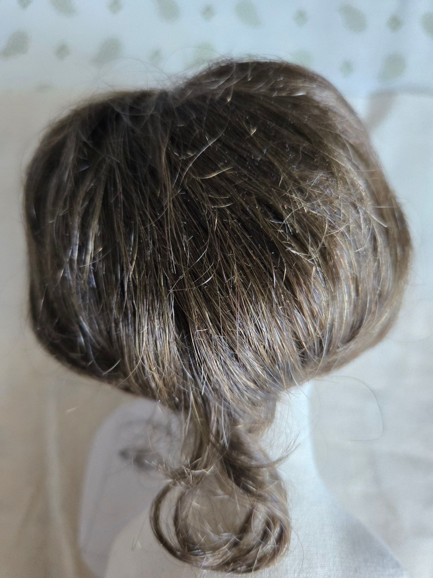 Armand's wig from the back.