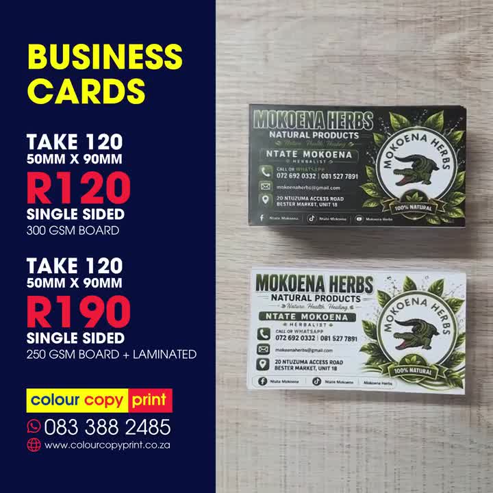 BUSINESS CARDS