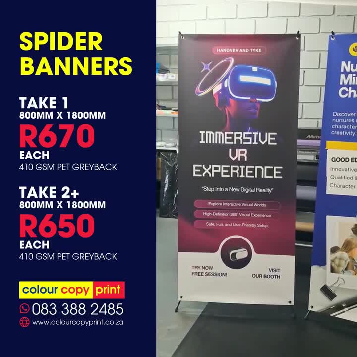 SPIDER BANNERS