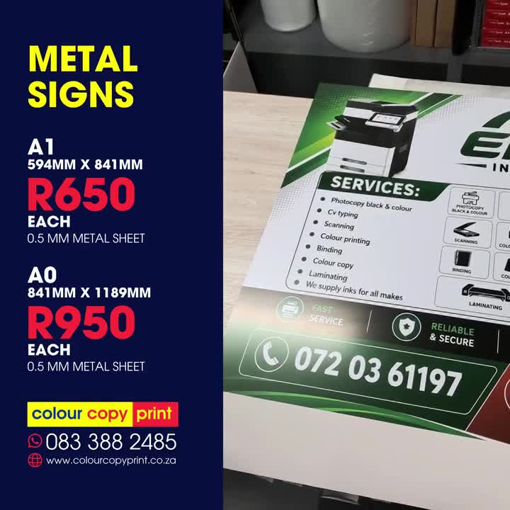 METAL SIGNS
